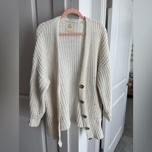 Urban outfitters white fluffy cardigan
